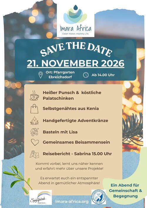 Imara Africa / Pfarrkirche Ebreichsdorf Save the date