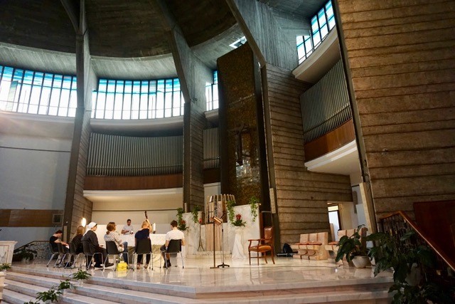 Abschlussgottesdienst für die Gruppe der Jungen Kirche in Rom