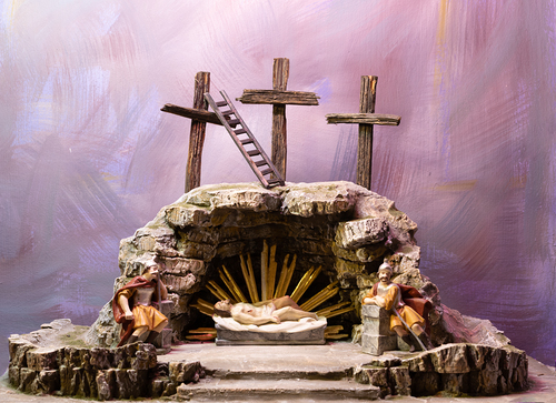 Grablegung / Erzdiözese Wien/ Stephan Schönlaub, Stephan Schönlaub Die Fastenkrippe, Grablegung